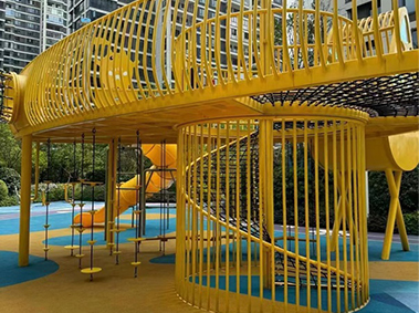 小区儿童滑滑梯