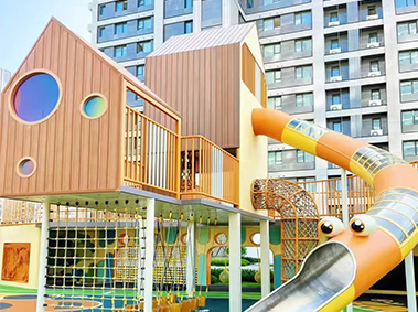 云南小区不锈钢儿童滑滑梯