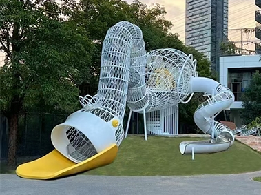 江西小区大型儿童钻网型滑梯