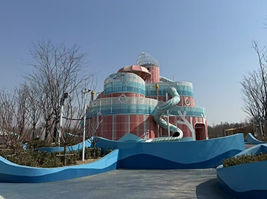 云南小区海洋主题-儿童滑梯游乐场地