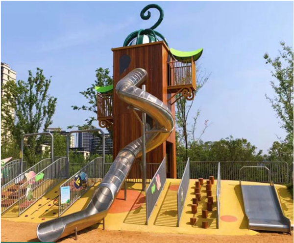 湖北大型儿童不锈钢滑梯