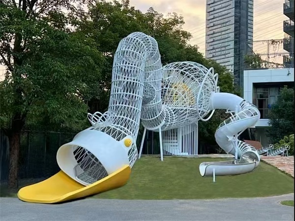 江西小区大型儿童钻网型滑梯