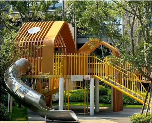 四川绵阳小区儿童滑滑梯