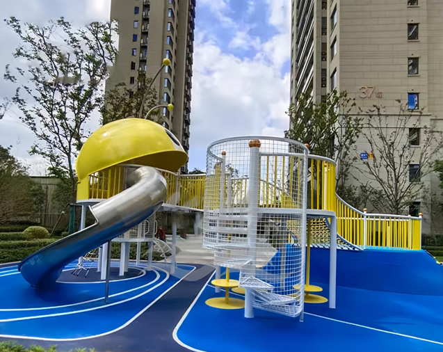 小区不锈钢滑梯